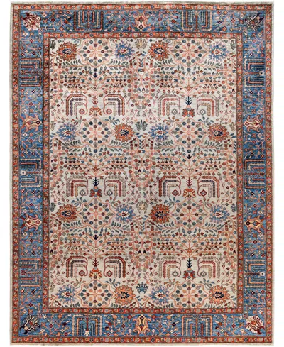 Adorn Hand Woven Rugs Serapi M0103-105 9'2"x11'11" Area Rug In Gray