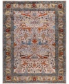 Adorn Hand Woven Rugs Serapi M0103 108 Rug Collection In Purple