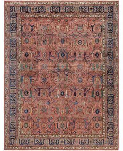 Adorn Hand Woven Rugs Serapi M0103-110 9'1"x11'11" Area Rug In Pink