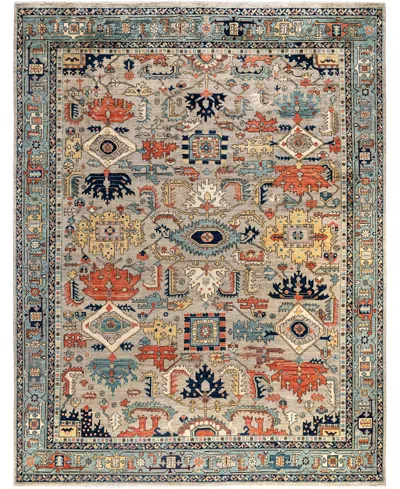 Adorn Hand Woven Rugs Serapi M0103-111 9'2"x11'10" Area Rug In Gray