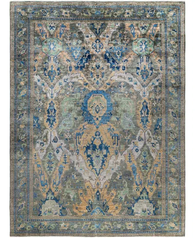 Adorn Hand Woven Rugs Serapi M0103-113 8'10"x11'10" Area Rug In Gray