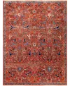 Adorn Hand Woven Rugs Serapi M0103-115 8'11"x11'9" Area Rug In Red