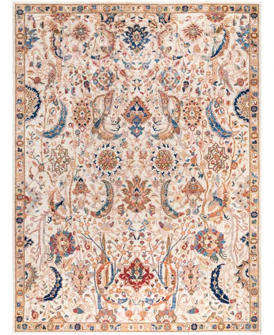 Adorn Hand Woven Rugs Serapi M0103-118 8'10"x11'9" Area Rug In White