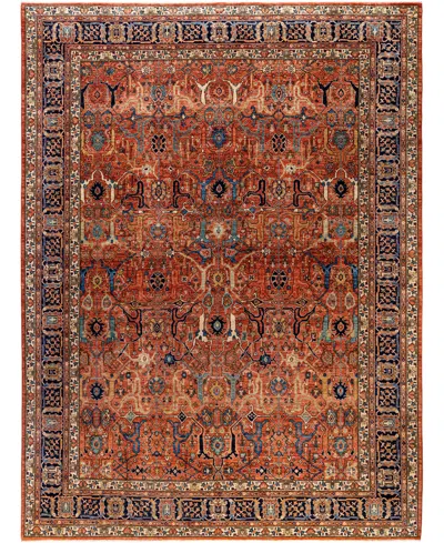 Adorn Hand Woven Rugs Serapi M0103-119 9'2"x12'2" Area Rug In Red