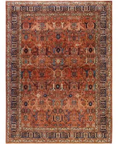 Adorn Hand Woven Rugs Serapi M0103 119 Rug Collection In Red