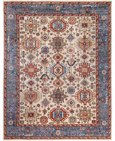 Adorn Hand Woven Rugs Serapi M0103-121 9'1"x11'9" Area Rug In Gray