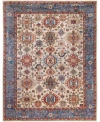 Adorn Hand Woven Rugs Serapi M0103 121 Rug Collection In Gray