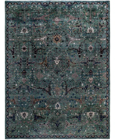 Adorn Hand Woven Rugs Serapi M0103-122 9'1"x12' Area Rug In Green