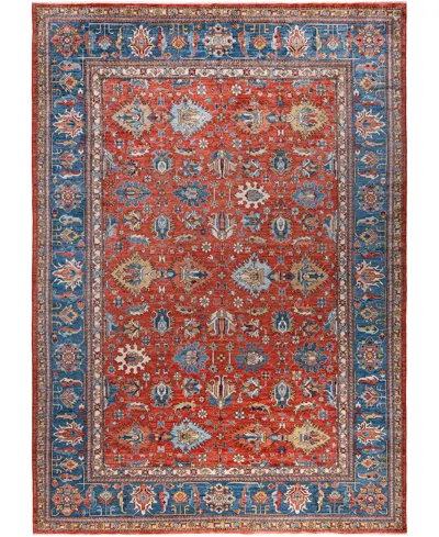 Adorn Hand Woven Rugs Serapi M0103-124 8'9"x11'11" Area Rug In Red