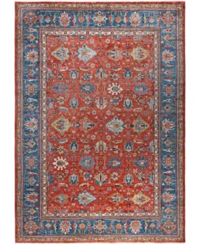 Adorn Hand Woven Rugs Serapi M0103 124 Rug Collection In Red