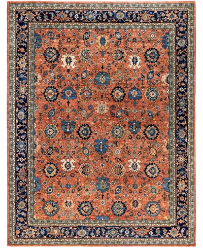 Adorn Hand Woven Rugs Serapi M0103-127 9'x11'9" Area Rug In Orange
