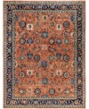 Adorn Hand Woven Rugs Serapi M0103 127 Rug Collection In Orange