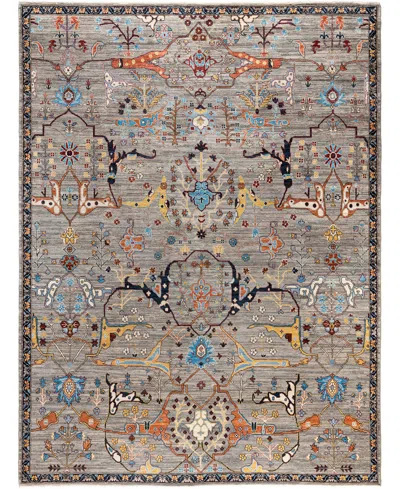 Adorn Hand Woven Rugs Serapi M0103-130 8'10"x11'10" Area Rug In Brown