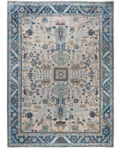 Adorn Hand Woven Rugs Serapi M0103 132 Rug Collection In Gray