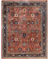 Adorn Hand Woven Rugs Serapi M0103-135 9'3"x11'10" Area Rug In Red