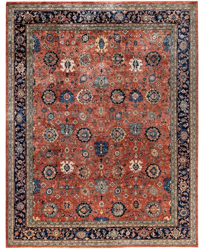 Adorn Hand Woven Rugs Serapi M0103-135 9'3"x11'10" Area Rug In Red