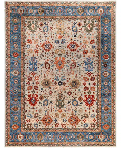 Adorn Hand Woven Rugs Serapi M0103-139 9'1"x11'9" Area Rug In Gray