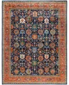 Adorn Hand Woven Rugs Serapi M0103-142 9'2"x11'9" Area Rug In Blue
