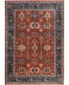 Adorn Hand Woven Rugs Serapi M0103 142 Rug Collection In Blue