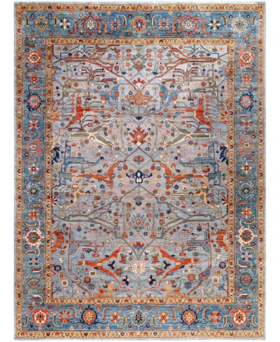 Adorn Hand Woven Rugs Serapi M0103-144 8'10"x11'11" Area Rug In Gray