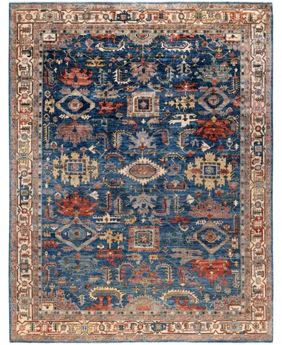 Adorn Hand Woven Rugs Serapi M0103-147 9'1"x11'9" Area Rug In Blue