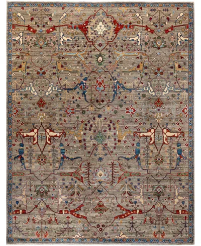 Adorn Hand Woven Rugs Serapi M0103-148 9'3"x11'11" Area Rug In Brown