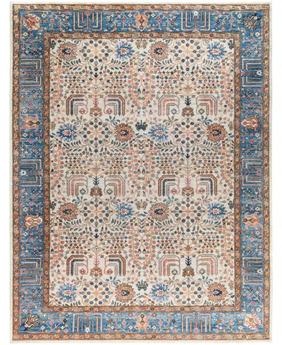 Adorn Hand Woven Rugs Serapi M0103-151 9'3"x11'11" Area Rug In Gray