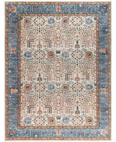 Adorn Hand Woven Rugs Serapi M0103 151 Rug Collection In Gray