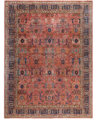 Adorn Hand Woven Rugs Serapi M0103-153 9'2"x12' Area Rug In Pink