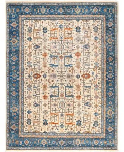 Adorn Hand Woven Rugs Serapi M0103 154 Rug Collection In White