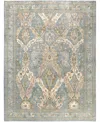 Adorn Hand Woven Rugs Serapi M0103-155 9'2"x12' Area Rug In Gray