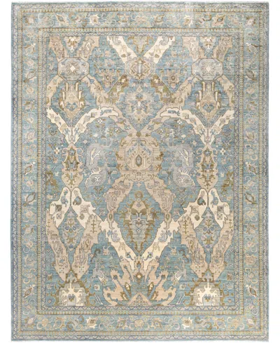 Adorn Hand Woven Rugs Serapi M0103-155 9'2"x12' Area Rug In Gray