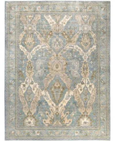 Adorn Hand Woven Rugs Serapi M0103 155 Rug Collection In Gray
