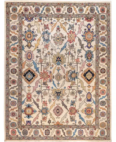 Adorn Hand Woven Rugs Serapi M0103-156 9'1"x11'11" Area Rug In White