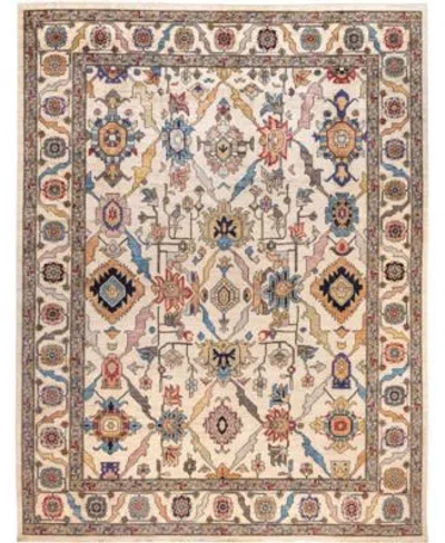 Adorn Hand Woven Rugs Serapi M0103 156 Rug Collection In White