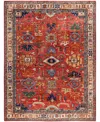 Adorn Hand Woven Rugs Serapi M0103-157 9'1"x11'10" Area Rug In Red