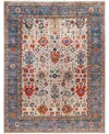 Adorn Hand Woven Rugs Serapi M0103-158 8'11"x11'9" Area Rug In Gray