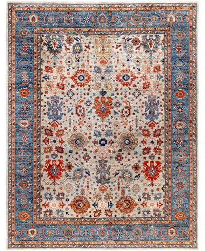 Adorn Hand Woven Rugs Serapi M0103-158 8'11"x11'9" Area Rug In Gray