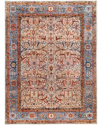 Adorn Hand Woven Rugs Serapi M0103-162 9'x11'10" Area Rug In Gray