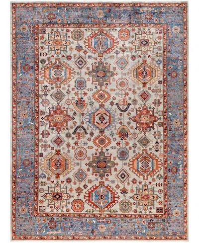 Adorn Hand Woven Rugs Serapi M0103-164 9'1"x11'11" Area Rug In Gray