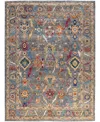 Adorn Hand Woven Rugs Serapi M0103-171 9'1"x12'2" Area Rug In Gray