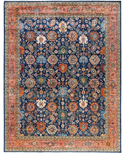 Adorn Hand Woven Rugs Serapi M0103-173 9'1"x11'9" Area Rug In Blue