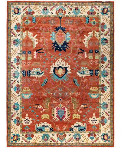 Adorn Hand Woven Rugs Serapi M0103-174 9'x12'2" Area Rug In Orange