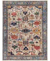 Adorn Hand Woven Rugs Serapi M0103-175 9'1"x12'1" Area Rug In White