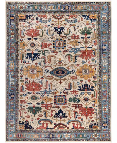Adorn Hand Woven Rugs Serapi M0103-175 9'1"x12'1" Area Rug In White