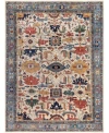 Adorn Hand Woven Rugs Serapi M0103 175 Rug Collection In White