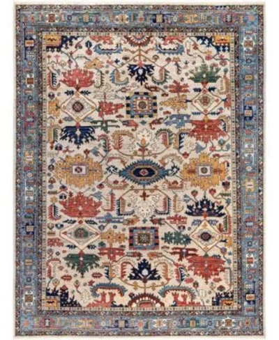 Adorn Hand Woven Rugs Serapi M0103 175 Rug Collection In White