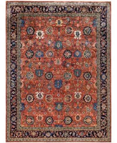 Adorn Hand Woven Rugs Serapi M0103 179 Rug Collection In Red