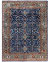 Adorn Hand Woven Rugs Serapi M0103 187 Rug Collection In Blue