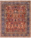 Adorn Hand Woven Rugs Serapi M0103 188 Rug Collection In Red